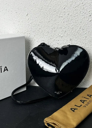 Borsa a tracolla a cuore in vera pelle, modello basic alla moda, nuova collezione 2026, per tutti i giorni, con tracolla regolabile, sottile, graziosa, da viaggio, per donna