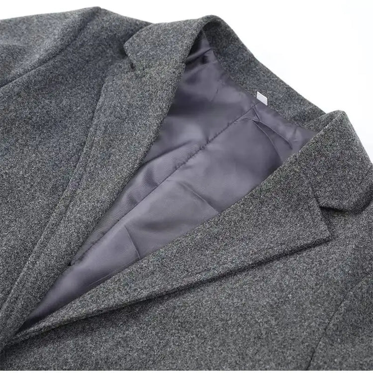 Elegant Big Scarf Collar Women's Coat Fashion Double Breasted Pockets Overcoats 2026 Autumn New High Street Oversize Outerwears