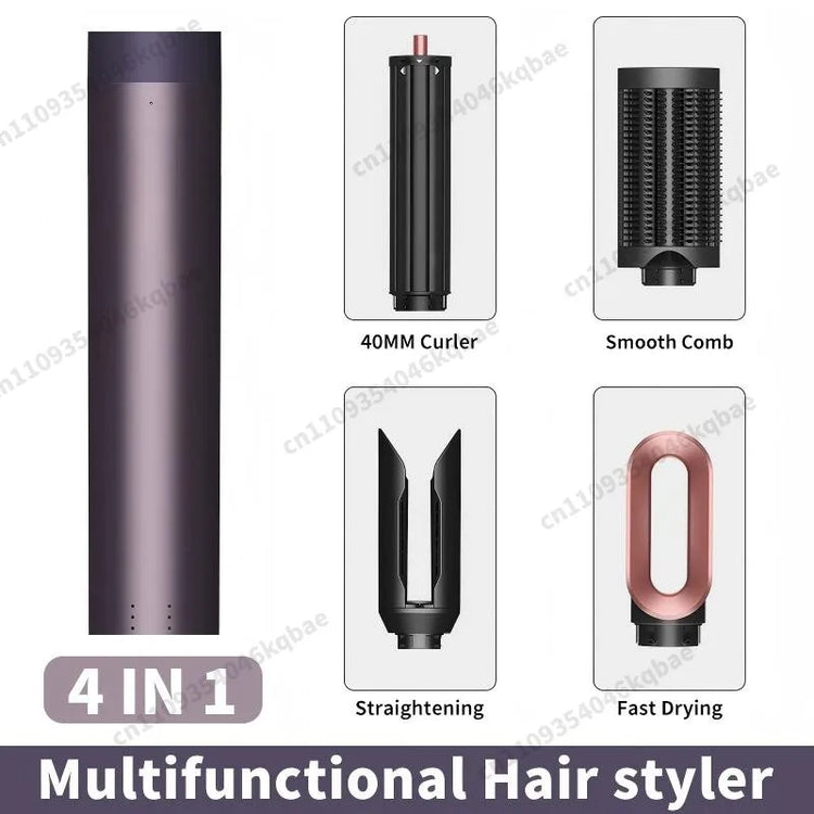 6 IN 1 Multil Hair Styler & Hair Dryer Brush With Air Auto-Wrap Curlers Fast Drying Frizz-Free Volume Styler Set Gift For Womem