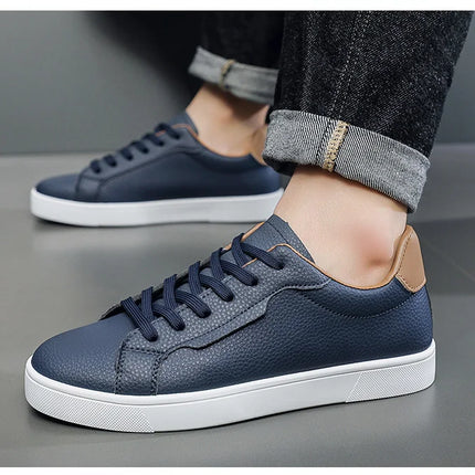 Leather Men's Sports Shoes - Casual Style, Breathable Men's Shoes, Anti-slip and Comfortable, Men's Casual Sneakers