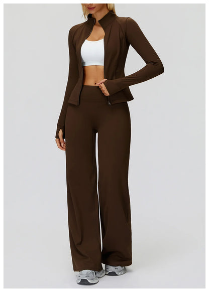 Yoga Pants High Waist Flare Leggings Women Gym Fitness Flared Trousers Breathable Wide Leg Pants Female Workout Dance Trousers