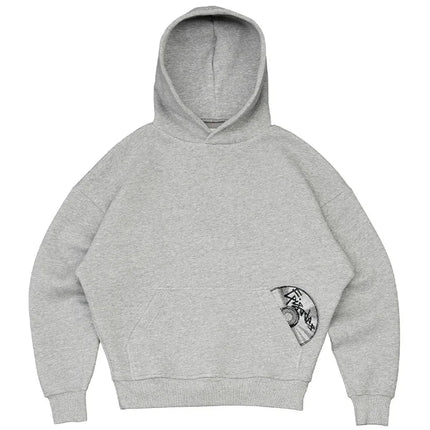2026 Trendy High Street Retro Casual Streetwear Men's Sports Suit Y2K Harajuku Embroidered Hoodie men Hip-hop Loose Sweatpants PlatiNum