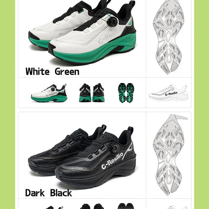 ONEMIX Sneakers da corsa per esterni Scarpe da trail elastiche da uomo Sneakers da donna leggere e traspiranti Coppia scarpe casual impermeabili PlatiNum