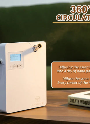 NAMSTE Diffusore di oli essenziali per la casa con macchina per l'aria profumata con tecnologia intelligente Spruzzatore per deodoranti per aromaterapia Bluetooth WiFi