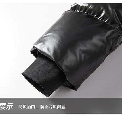 Winter Black All-match Men Parkas Coats with Hood Comfortable Warm Male Clothing Solid Color Thicken Cotton Jackets High Quality