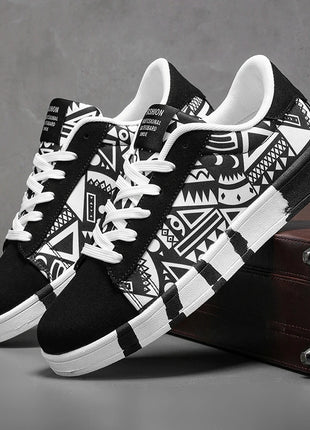 Nuove Scarpe Estive alla Moda per Uomo, Sneakers Sportive Antiscivolo da Passeggio, Scarpe Casual in Tela con Motivi, Zapatos Maschili