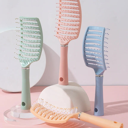 1pc anti-static massage brush  women's hair and scalp massage comb - straight hair professional tool Special for real hair wigs