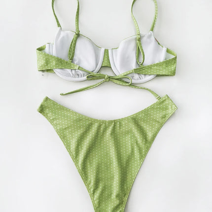 Sexy Micro Push-Up Bikini 2026, Women's Swimsuit, Polka Dot Bikini Set, Brazilian Beachwear, Biquini Swimsuit