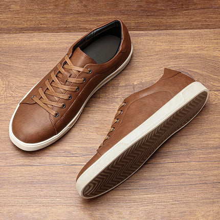 Men's Sneakers And Casual Shoes Plain Design Shoes For Man Casual Wear Man Shoes Contrast Sole Casual Style