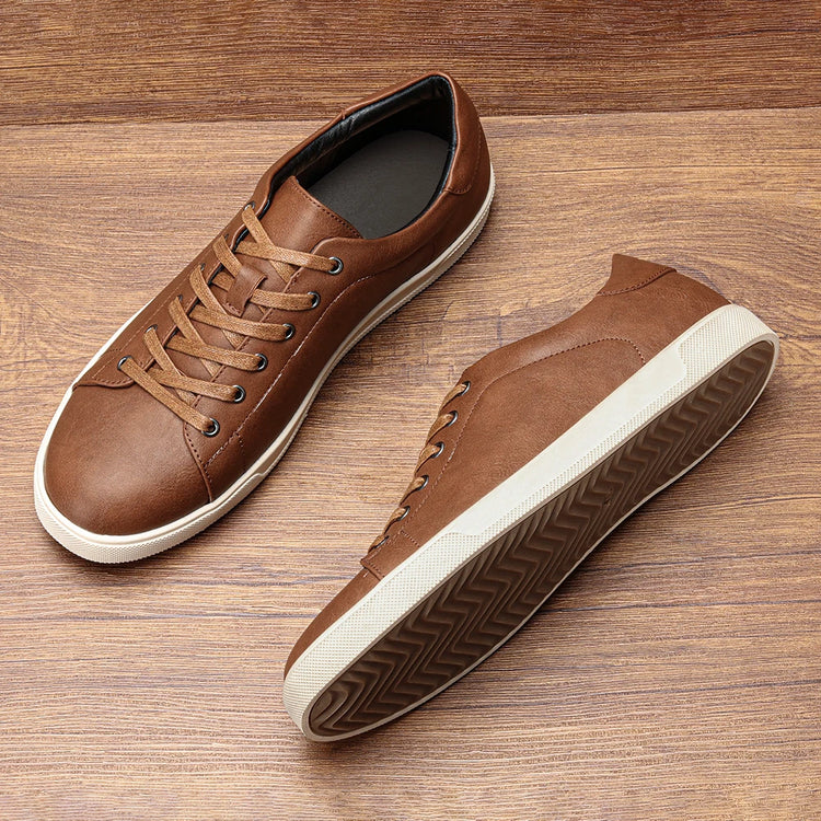 Men's Sneakers And Casual Shoes Plain Design Shoes For Man Casual Wear Man Shoes Contrast Sole Casual Style