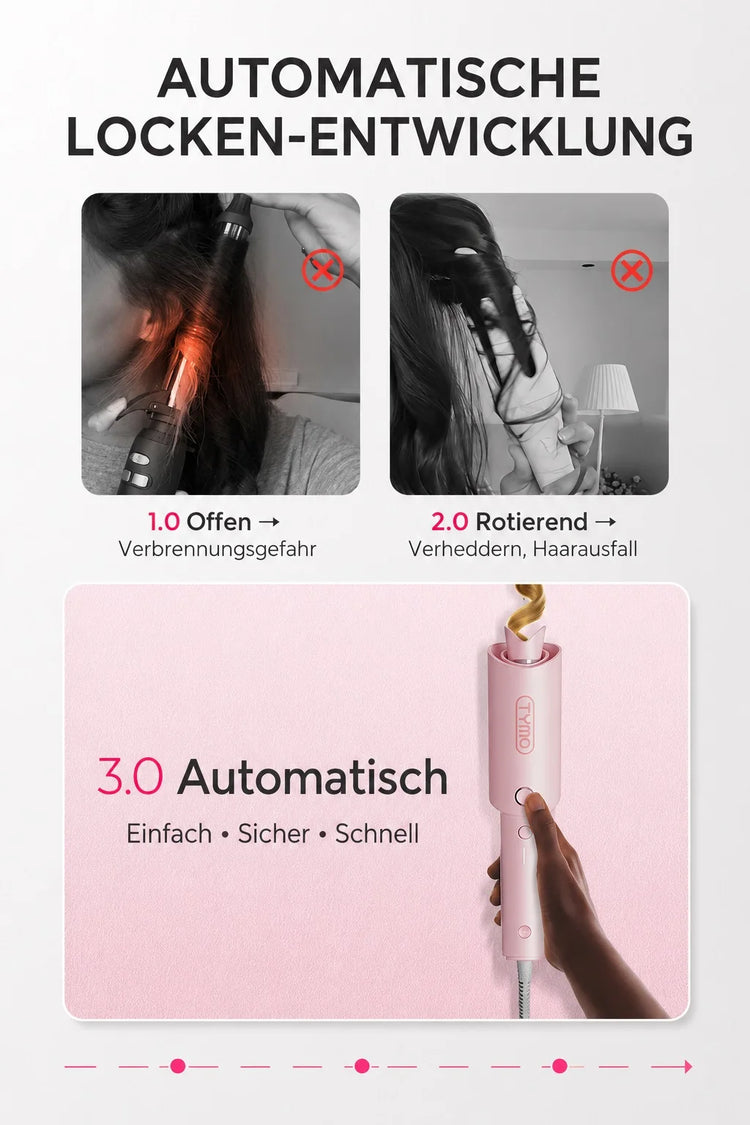 TYMO CURLPRO Automatic Hair Curler 32MM Electric Ceramic Curling Hair Stick Professional Curling Irons Curling Irons Styling Too