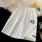 Set di abbigliamento sportivo a maniche corte in seta di ghiaccio estiva casual con waffle transfrontaliero T-shirt da uomo Set di abbigliamento da uomo abbinato platinumshop