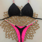 2026 Nuovo Sexy Micro Bikini Brasiliano da Donna, Set Bikini Halter con Perizoma, Costume da Bagno per Feste e Spiaggia PlatiNum