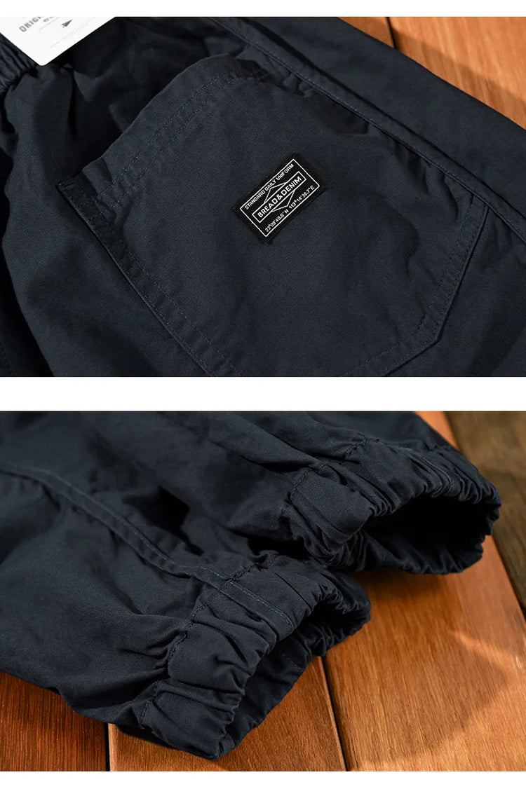 Winter New Thickened 100% Cotton Cargo Velvet Men's Winter Pants Comfortable Soft Keep Warm Retro Street Trousers  AZ640