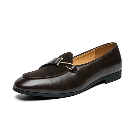 Mocassini da uomo in pelle scamosciata dal design di lusso Nero Blu Rosso Scarpe eleganti casual per discoteca Party Monk Strap Scarpe da uomo Taglia 38-47