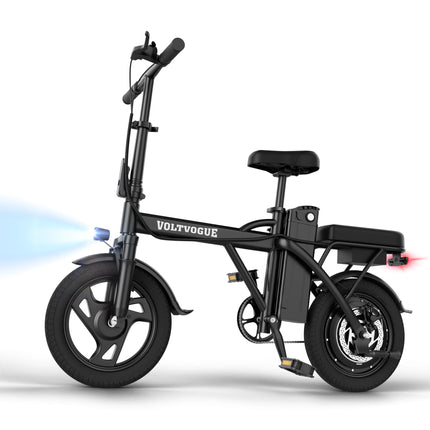 Bici Elettrica Pieghevole All-Terrain per Adulti, 500W, 35KM/H, Autonomia 65KM, Ruote 14 Pollici, per Pendolari Urbani, Disponibile in Magazzino UE