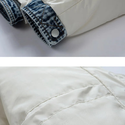 2025 Autumn and Winter New Down Jacket Fashionable Thickened Short Hooded Bakery Jacket for Men