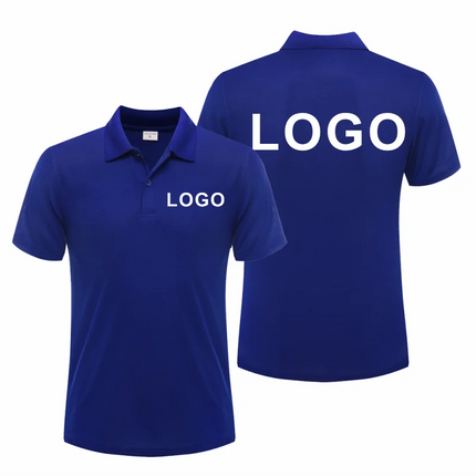 Summer Casual Polo Shirt Breathable Economical Custom Polo for Company Staff Work Polo Shirt with Custom Logo Print Embroidery