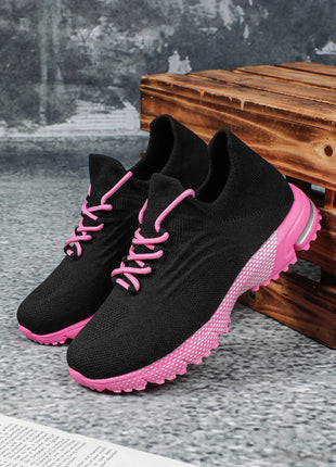 Breathable Socks Shoes Women Lightweight Knitted Casual Sneakers Non-slip Walking Footwear Outdoor Jogging Fitness Sports PlatiNum