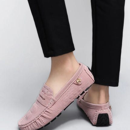 Scarpe Italiane Formali da Uomo, Mocassini in Pelle Fatti a Mano, Scarpe Casual da Guida, Slip-on di Lusso Comodi per Uomo