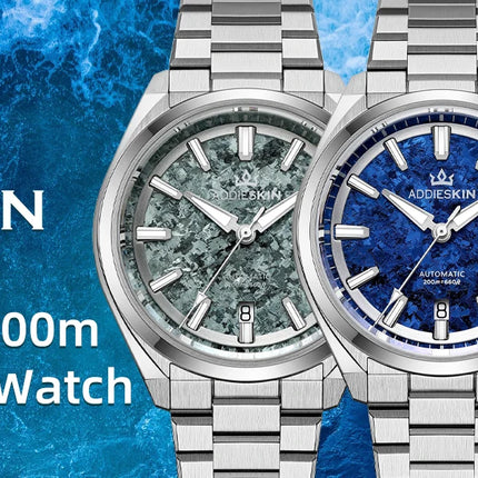 AddiesKin K006 Luxury Men Mechanical Watch Miyota9015 Crystallized Titanium Automatic Sapphire Crystal Waterproof Luminous Gift