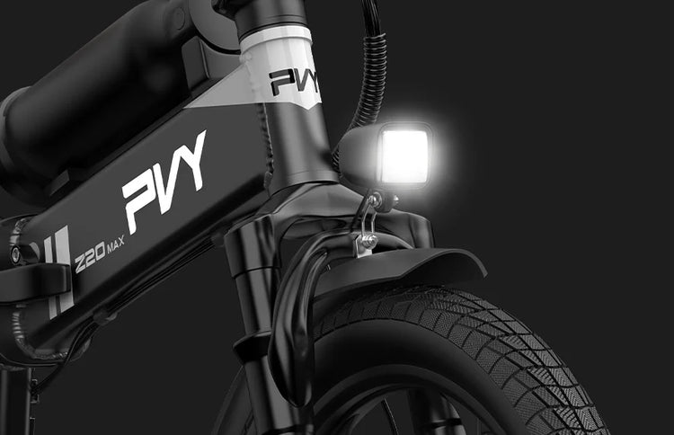 Bicicletta Elettrica Pieghevole PVY Z20 MAX con Sensore di Coppia, Doppia Batteria per Pendolarismo Urbano, E-bike a Pedalata Assistita con Autonomia di 25.6Ah