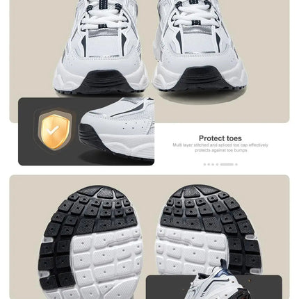 Baasploa Women Running Shoes Lightweight Breathable Sport Shoes Female Comfort White Casual Sneakers Height Increase Cushioning PlatiNum