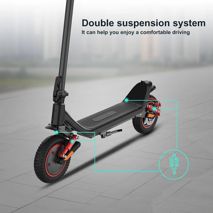 Monopattino Elettrico con Batteria 36V10Ah, Velocità 35km/h, Autonomia 35KM, Pneumatici da 10 Pollici, Motore 500W, per Adulti, Carico Massimo 120kg