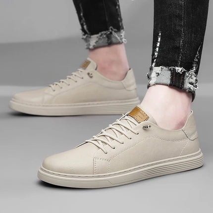 Italian Brand Black Genuine Leather Oxford Shoes UNISEX Casual Shoes Lace Up Flat Sneakers  Luxury Shoes for Men Big Size: 36-47