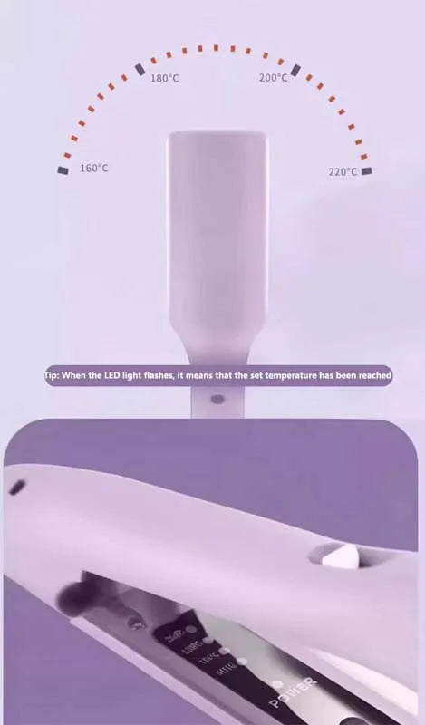 Fast Heating 32mm French Egg Roll Fully Wool Curling Iron Home-Use Wave Curling Iron Stick Portable Iron Hair Curling Tool