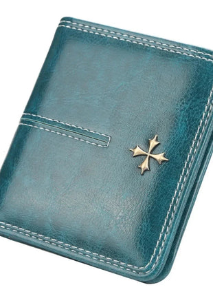 Zipper Mini Women Wallets New Fashion PU Leather Vertical Square Shape Quality Female Purse Card Holder Wallet Coin Purses PlatiNum