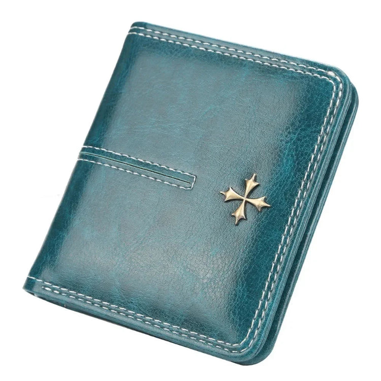 Zipper Mini Women Wallets New Fashion PU Leather Vertical Square Shape Quality Female Purse Card Holder Wallet Coin Purses PlatiNum