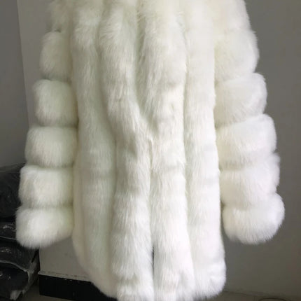 ZADORIN Hooded Fluffy Faux Fur Coat Winter Jacket Women Fashion Thick Warm Faux Fur Jackets Coats Woman Clothing Outerwears
