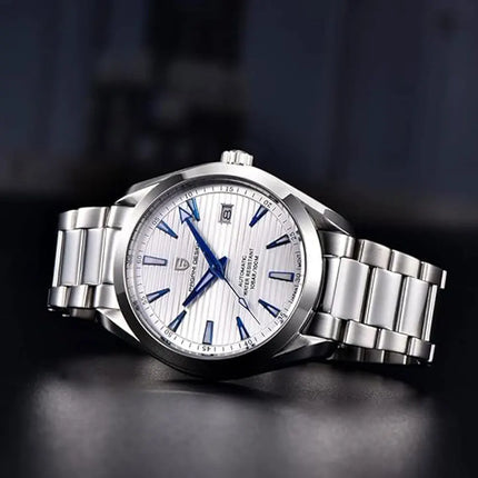 PAGANI DESIGN A150 40MM Orologio meccanico automatico da uomo con vetro zaffiro, sportivo, subacqueo, in acciaio inossidabile, impermeabile, per uomo