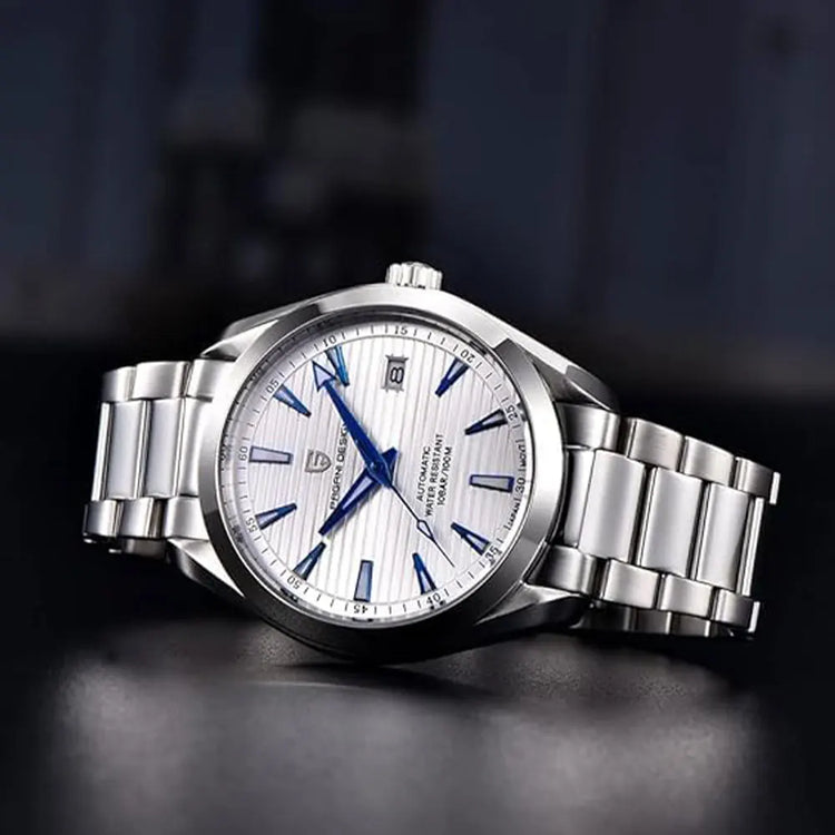 PAGANI DESIGN A150 40MM Orologio meccanico automatico da uomo con vetro zaffiro, sportivo, subacqueo, in acciaio inossidabile, impermeabile, per uomo