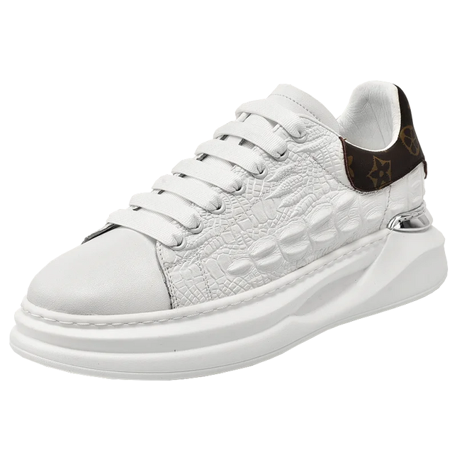 Leather Shoes Men's Skateboard Cricket for Men Sports Running Sneakers Male Luxury Designer Flats Platform