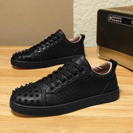 Comfortable Breathable Studded Sneakers for Men Women Casual Sports Shoes Fashion Lightweight Walking Shoes