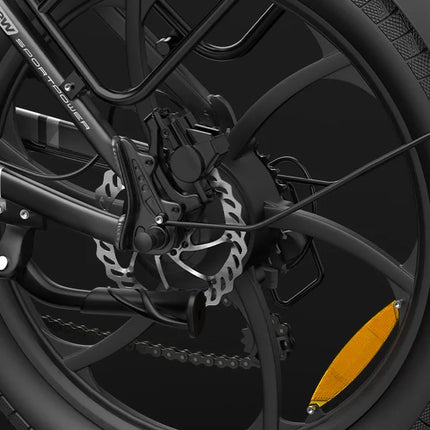 Bicicletta Elettrica Pieghevole PVY Z20 MAX con Sensore di Coppia, Doppia Batteria per Pendolarismo Urbano, E-bike a Pedalata Assistita con Autonomia di 25.6Ah