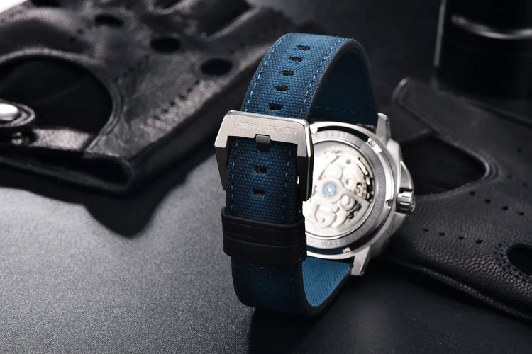 Orologi da Polso Meccanici PAGANI DESIGN con Vetro Zaffiro e Rivestimento AR, Orologio di Lusso da Uomo, Movimento CAL.2C10