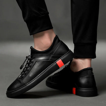 Genuine Leather Mens Luxury Shoes Summer Comfort Brand Men Running Shoes Breathable Walking Sneakers Tenis Masculino Hombre 2024