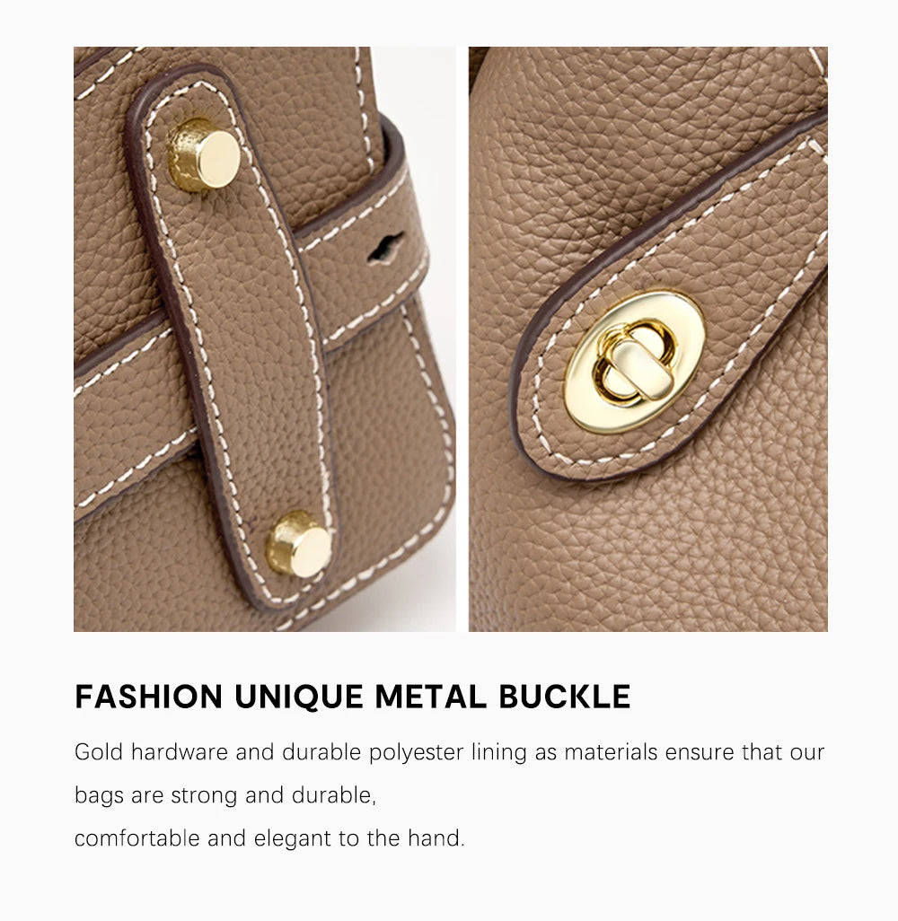 Zency 2024 New Retro Stitching Color Fashion borsa da donna in vera pelle borsa a tracolla borsa a tracolla Cross Body Top Handl