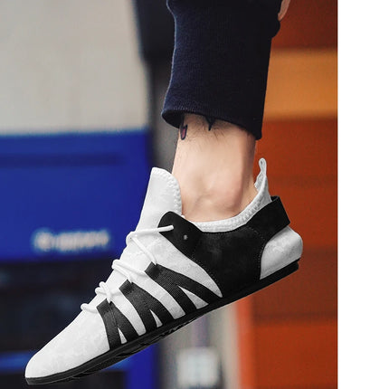 YRZL Mocassini in rete da uomo Mocassini da guida Fondo sottile Scarpe basse da passeggio Mocassini casual antiscivolo traspiranti Scarpe da uomo estive