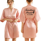 blush pink robe / XXL