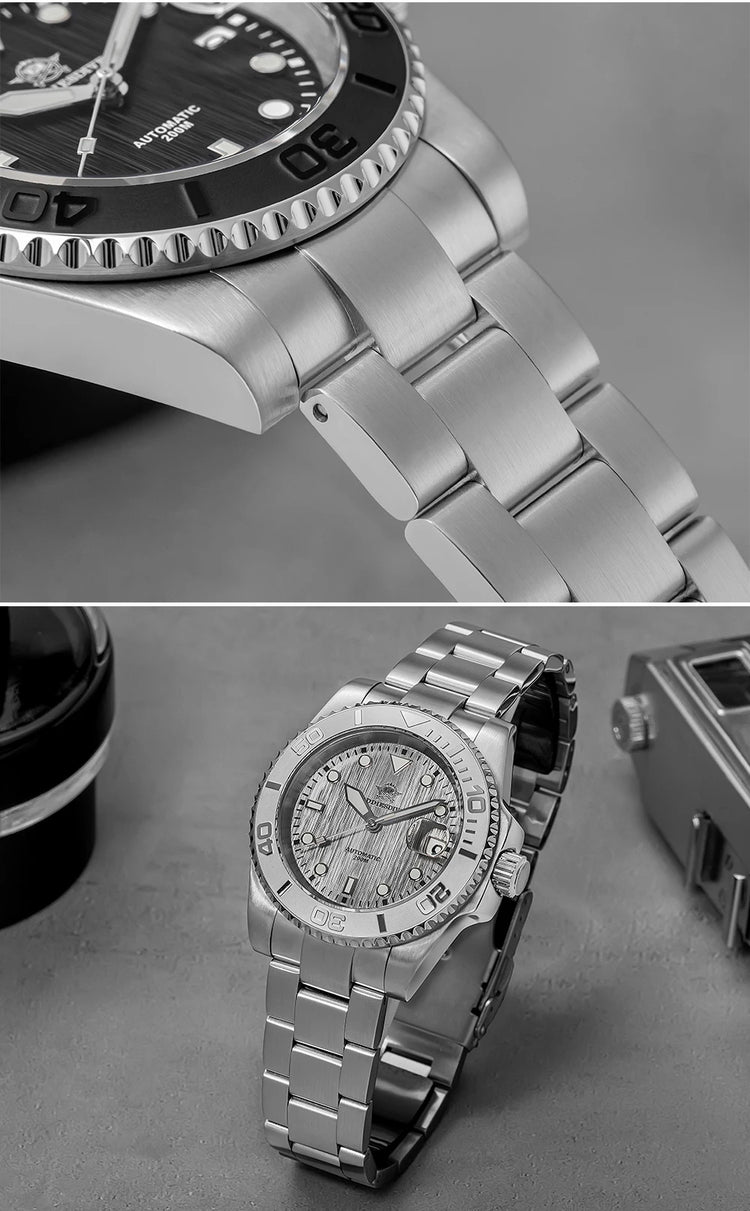 ADDIESDIVE AD2087 Men Watch Waterproof 20Bar Driver Sapphire Glass BGW9 Luminous Reloj Hombre NH35 Automatic Mechanical Watch