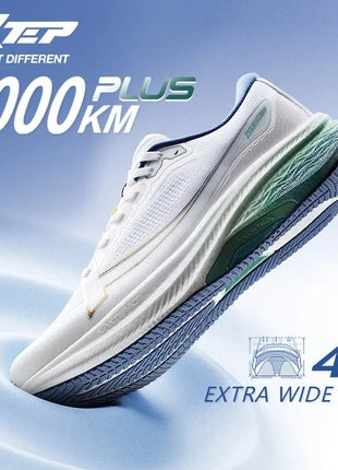 Xtep 2000km Plus Running Shoes 2025 New Spring Lightweight Anti-slip Wear-Resistant Men's Training Jogging Sneakers 875319110001 PlatiNum
