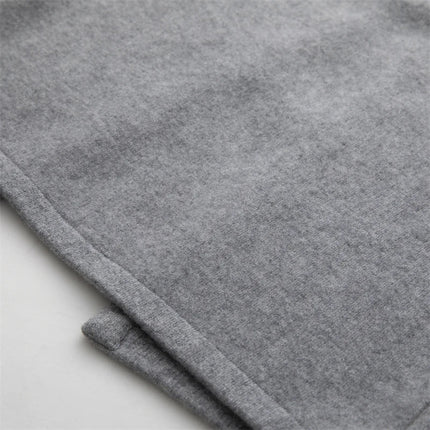 Women's Cashmere Skirts Thicken Autumn Winter Drawstring Slit Straight Long Skirt Casual 100% Cashmere Knitted High Waist Dress PlatiNum