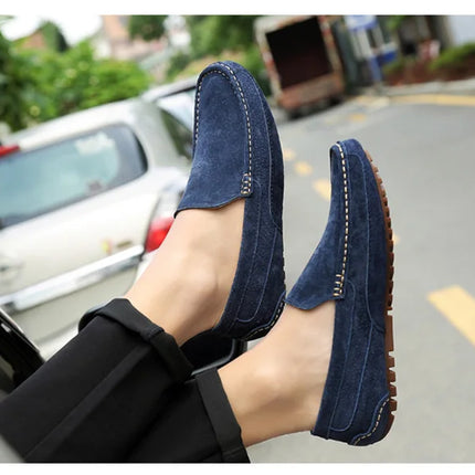 Mocassini da uomo in pelle scamosciata di lusso 2022 scarpe casual da uomo scarpe da barca fatte a mano da uomo Slipon scarpe da guida mocassini maschili Zapatos