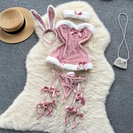 Women's Bras Women's Underwear Sets Sexy Lingerie Outfit Bra and Panty Set Woman Clothes Attractive Chest Suspenders Below Sex
