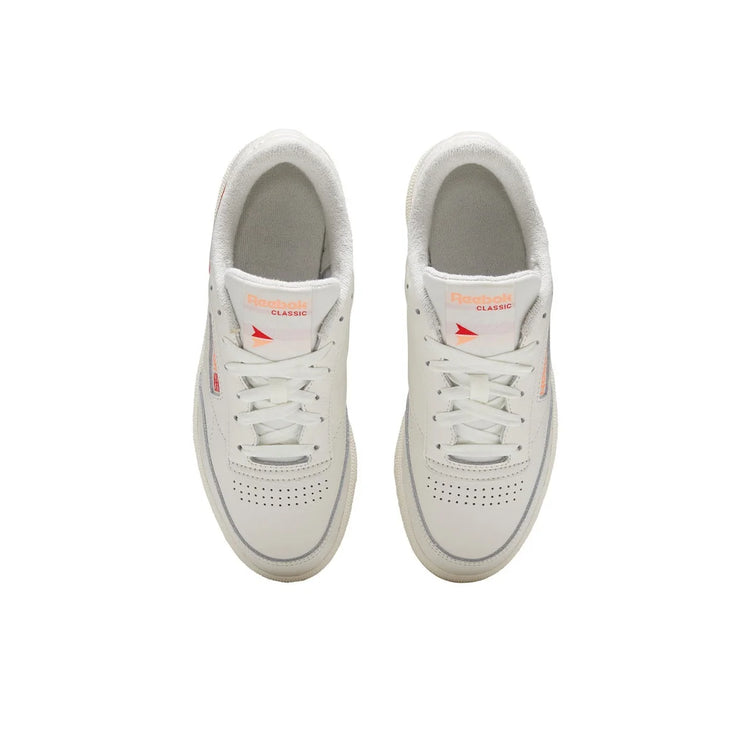 Reebok Club C Classics 85 Comfortable Skateboard Shoes Women's White EF3489