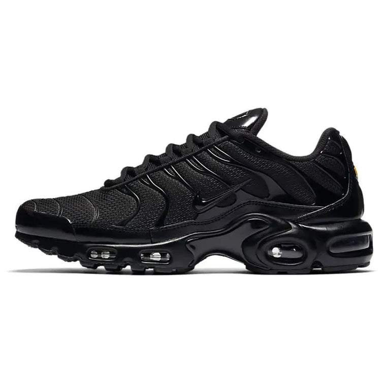 Nike Men's Air Max Plus TN Triple Black Versatile Air Cushion Anti-Slip Comfortable Outdoor Casual Sneakers 604133-050